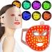7 Colors Photon LED Face Mask - Anti-Aging Light Therapy for Skin Rejuvenation | Soft Silicone Beauty Device - Buy Online on GoSupps.com