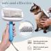 Pet Slicker Brush - Self-Cleaning Grooming Tool for Dogs & Cats - Dematting & Detangling Brush for Long & Short Hair - Cotton Blue - Buy Online on GoSupps.com