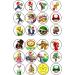 Print4you 24 Super Mario Brothers characters mixed Cake Toppers 4cm On wafer rice paper - Buy Online on GoSupps.com