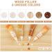 Furniture Repair Kit - 6 Color Oak Series Wood Filler for Cracks & Holes | Wood Putty & Polish for Floors Cabinets & Tables - Buy Online on GoSupps.com
