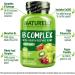 NATURELO Whole Food B Complex - 120 Capsules | Natural Energy & Vitality Support - Buy Online on GoSupps.com