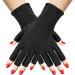Sibba UV Gloves for Nail Art - Fingerless Moisturizing Hand Protector for Gel Polish Manicure, Anti-Sun Women (Black) - Buy Online on GoSupps.com