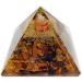 Lamare Orgonite Pyramid with Tiger Eye | Energetic Balance & Protection | Attract Happiness & Wealth | 2.4 (61 mm) | Positive Energy Against Negativity - Buy Online on GoSupps.com