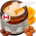 Grass-Fed Beef Tallow and Manuka Honey Balm Eczema Face & Body Cream Moisturizer for Dry Skin with Shea Butter Almond & Jojoba Oil Beeswax Arrowroot Vitamin E - Unscented - Made in Canada 2 oz