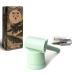 Anymale Plastic-Free Mint Razor Plane Set Eco-Friendly Wet Razor for Men & Women with Stand & 5 Astra Blades Mint Green - Buy Online on GoSupps.com