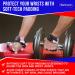 Rip Toned Cotton Lifting Straps with Neoprene Padding - 23 Pair for Men & Women | Ideal for Deadlift, Powerlifting & Strength Training | Black - Buy Online on GoSupps.com