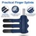 Echify Finger Splint - 1pc Upgraded Finger Support Trigger Finger Brace with 3 Adjustable Fixing Belt Mallet Finger Splints for Straighten Broken Bent Finger & Arthritis Pain Relieve - Buy Online on GoSupps.com