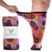 Viasox Concentric EasyStretch Diabetic Socks for Men & Women Non Binding Top Seamless Toe Loose Fit Large Multicolor