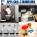 Toilet Bowl Cleaner Toilet Cleaning Tablets Toilet Limescale Remover Toilet Bleach Cleaner Active Tablets Toilet Descaler Heavy Duty Toilet Fresheners Fizzy Foam Toilet Cleaner Toilet Deodoriser Block - Buy Online on GoSupps.com