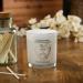 Personalised Candle Gift for Engagement Couple with Gold Leaf Heart (Sea Breeze) - Buy Online on GoSupps.com