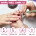 Dazzl Nail Art Brushes for Gel Nails - 8PCS Glitter Handle Brushes in 8 Designs for Painting, Dotting, Drawing - Alloy & Acrylic Material - Buy Online on GoSupps.com