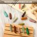 60 Pieces Crystal Hexagonal Wand Stones Bulk - Healing Worry Stones Set for Witchcraft Meditation and Home Decor - Buy Online on GoSupps.com