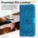 Shop SRISHP Blue PU Leather Flip Wallet Case for Oppo A74 5G & A54 5G | Magnetic Folding Cover for OnePlus Nord N200 - International Shipping Available - Buy Online on GoSupps.com
