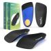Heel Cups Plantar Fasciitis Inserts - (2 Pairs) Welnove Arch Support Heel Cushions for Heel Pain Heel Spur Achilles Tendon Shock Absorption Orthotic Inserts for Shoes Women's 6-9 Men's 5-8 Small