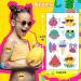 Summer Glitter Fruit Temporary Tattoos for Kids - Waterproof Stickers for Summer Parties & Luau Themes - 10 Sheets - Buy Online on GoSupps.com