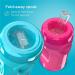 Smilo Sippy Cup 2 Pack for Toddlers (1+ years) - Spill Proof, Fold-Away Silicone Spout - 8.5 oz Capacity - BPA-Free - Made in USA - Aqua & Green/Blue - 2 Pack - Buy Online on GoSupps.com