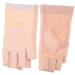 minkissy 1 Pair Nail Art UV Gloves Fingerless Sun Protection Nail Supplies Manicure Accessories Golf Non-Slip Gloves UV Gloves Thin Section Gel Ultraviolet Light Gel Nail lamp UV Gloves