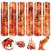 Tintnut Flame HTV Burning Iron-On Heat-Transfer-Vinyl-12x10 inch 6 Sheet Winter Fire HTV Vinyl DIY T-Shirts Hats Clothing for Cricut Silhouette Cameo Flame sheets