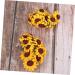 STOBAZA 2pcs 2 Sunflower Paper Wedding Bouquet Ramo De Flores Artificiales Fake DIY Ornament Box - Buy Online on GoSupps.com