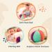 Shop B. Toys Soft Fabric Baby Ball with Bell - Engaging Motor Activity Toy for Newborns and Infants - Buy Online on GoSupps.com