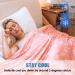 Cooling Blanket | Double Sided Cold Effect | Coastal Theme | King Size 108x90 | Lightweight & Breathable | Heat Transfer Technology | Ideal for Hot Sleepers | Coral Pink - Buy Online on GoSupps.com