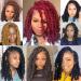 Leeven 12 Inch Blonde Butterfly Locs Crochet Hair 6 Packs - Short Bob Pre-looped Distressed Faux Locs for Women - 27# 12 Inch (Pack of 6) - Buy Online on GoSupps.com