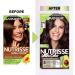 Garnier Nutrisse Ultra Color Permanent Hair Dye Vibrant Long-Lasting Colour Vegan Formula Nourished Hair Protects Hair Against Dryness 400 Dark Brown 1 Application Packaging May Vary BROWN SHADES 400 Dark Brown - Buy Online on GoSupps.com