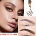 Waterproof Eyebrow Pencil Set - Dark Brown | Microblading Eyebrow Pen for Makeup and Tattoo | Includes Trimming Tool - Buy Online on GoSupps.com