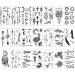 Konsait Temporary Tattoos (60 Sheets) for Adults & Kids - Waterproof Fake Black Tribal Body Art Stickers with Totem, Flower, Butterfly, Shark, Feather Designs - Buy Online on GoSupps.com