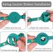 Oopsdoggy Leather Airtag Cat Collar with Bell | Durable GPS Pet Collar for Cats & Small Dogs | Light & Stylish Design (Aquamarine) - Buy Online on GoSupps.com