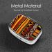 Shop African Striped Printed Square Pill Box - Portable Travel Medicine Organizer - Buy Online on GoSupps.com
