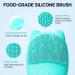 Electric Face Scrubber Silicone Facial Cleansing Brush for Deep Cleanning Exfoliating Waterproof Rechargeble|Vibrating|Massager (Blue) - Buy Online on GoSupps.com