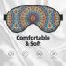 Adjustable Double-Sided Round Mandala Sleep Mask | Soft Eye Covers for Perfect Shading & Reduced Eye Edema - International Shipping - Buy Online on GoSupps.com