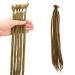No LIFE 10PCS 50cm Brown Dreadlock extensions one-sided crocheted synthetic dreadlocks accessories Jamaika punk hip-hop reggae hair braiding wigs faux locs for fashion men women