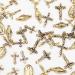 60Pcs Cross Nail Art Charms Kit - Antique Style Metal Punk Nail Jewelry for Women Girls - Retro Gold Nail Studs Set for Nail Decorations - Buy Online on GoSupps.com