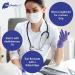 Meditrade Nitrile Examination Gloves - Medium | Powder Free, Hypoallergenic, Heavy Duty | Long Cuff, Ambidextrous | Bulk Buy for Any Sector | Violet (Medium) - Buy Online on GoSupps.com