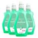 Amazon Basics Mint Mouthwash, Fresh Mint, 1 Liter, 33.8 Fluid Ounces, 4-Pack (Previously Solimo) 33.8 Fl Oz (Pack of 4)