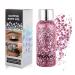GL-TURELIFES Mermaid sequin chunky glitter liquid eyeshadow glitter body gel festival glitter cosmetics face hair nail make-up long loading sparkling 30 g (03 # pink) 03 # pink