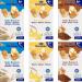 Danalac baby cookies 120g combi -snack pack - 2 banana 2 cocoa 2 natural plain - snacks and food for toddlers from 6 months with calcium iron and vitamins