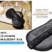 Silk Sleep Mask - 100% Mulberry Silk Eye Cover for Men and Women - Soft & Breathable - Includes Travel Bag (Black) - Buy Online on GoSupps.com