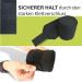 Fleece Horse Bandages with Velcro Fastener | 4-Set with Storage Bag - Pony Black - Buy Online on GoSupps.com