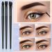 3Pcs Eyeliner & Eyebrow Brush Kit - Professional Makeup Brushes for Eyeshadow and Brow Shaping - Buy Online on GoSupps.com