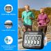 3D Pedometer for Walking - Large Digital Display Step Tracker with Removable Clip Lanyard, Black - Buy Online on GoSupps.com