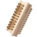 Konex Non-Slip Wooden Two-sided Hand and Nail Brush with Natural Boar Bristle