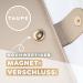 Twive Motherpass Cover (Love) | Magnetic Organizer for German Mother-Child Pass | Notepad Included | 8 Subjects in Taupe & Gold - Perfect Gift for Moms - Buy Online on GoSupps.com