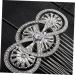 POPETPOP Bridal Headpiece Rhinestone Hairpin Bridal Headdress Bridal Hair Comb Bride Hair up Wedding - Buy Online on GoSupps.com