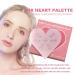 TgoBeauty Heart Cosmetic Makeup Palette - Eyebrow Color Mix Tool & Nail Art - Pink Heart Color Ratio for Permanent Makeup - Buy Online on GoSupps.com