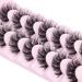 JIMIRE Faux Mink Fluffy Wispy Lashes 17MM - 7 Pairs | DIY Volume CC Curl Russian Strip False Eyelashes for Natural Look and Soft Volume - Buy Online on GoSupps.com
