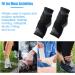 Shop VOCOSTE Ankle Compression Sleeve Socks - Adjustable Unisex Brace for Achilles Tendon Support | XL Size - Black & Gray - Buy Online on GoSupps.com
