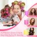 Qinzave 41-Piece Curlers Set - Large Self-Adhering Hair Rollers 64mm 55mm 48mm for All Hair Lengths - Volume & Style with Comb & Braid Tools - Buy Online on GoSupps.com